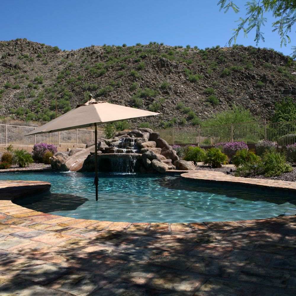 Swimming Pool at a Cave Creek home.